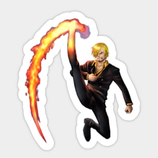 Vinsmoke Sanji show Kick Sticker